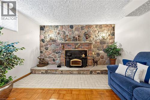 344 Enfield Road, Burlington, ON - Indoor Photo Showing Living Room With Fireplace
