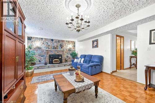 344 Enfield Road, Burlington, ON - Indoor Photo Showing Living Room With Fireplace