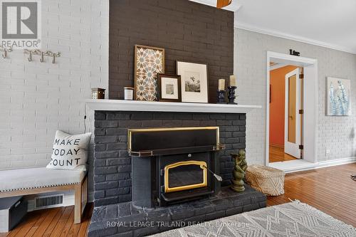 501 Boler Road, London South (South K), ON - Indoor Photo Showing Living Room With Fireplace