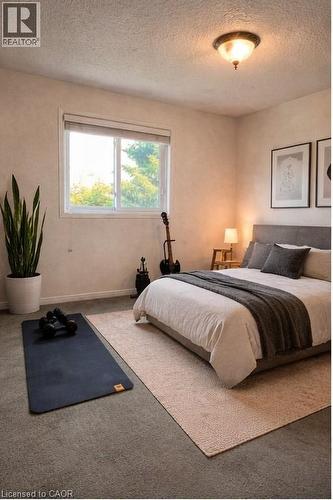 Second Bedroom Virtually Staged - 318 Sable Court, Waterloo, ON - Indoor Photo Showing Bedroom