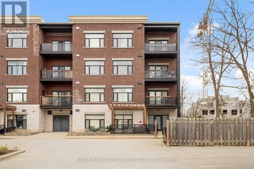 305 - 89 Ridout Street S, London South (South F), ON - Outdoor With Balcony With Facade