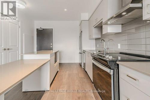 1604 - 50 Grand Avenue S, Cambridge, ON - Indoor Photo Showing Kitchen With Upgraded Kitchen