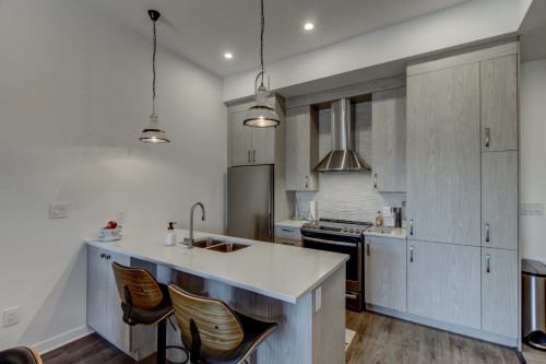 Cuisine - 405-1320 Rue Custine, Saint-Jérôme, QC - Indoor Photo Showing Kitchen With Double Sink With Upgraded Kitchen