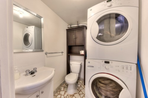 Powder room - 3-7105 12E Avenue, Montréal (Villeray/Saint-Michel/Parc-Extension), QC - Indoor Photo Showing Laundry Room
