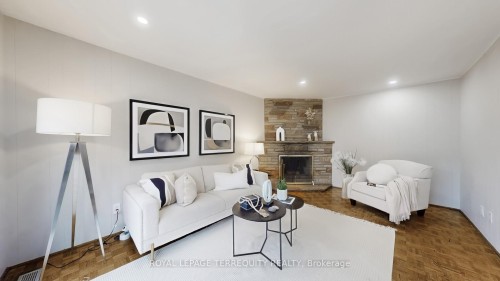 41 Beardmore Crescent, Toronto, ON - Indoor With Fireplace
