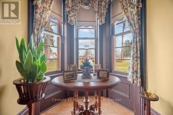 In the Parlour - intricate plaster work - 