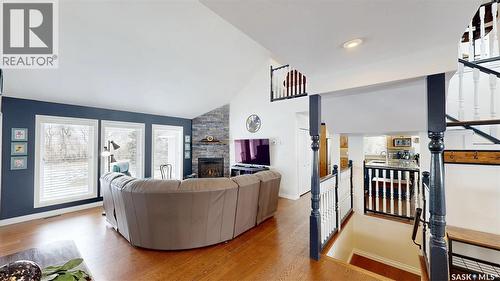 Bruce Acreage, Sherwood Rm No. 159, SK - Indoor Photo Showing Other Room With Fireplace