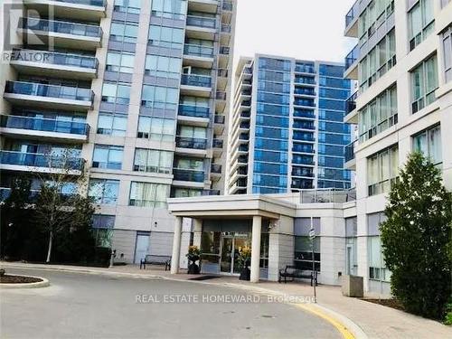 Main entrance, pick up and drop off drive circle. - 108 - 50 Disera Drive, Vaughan, ON - Outdoor