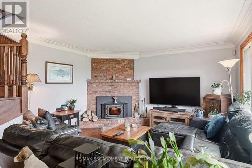 1767 Centre Road, Hamilton, ON - Indoor Photo Showing Living Room With Fireplace