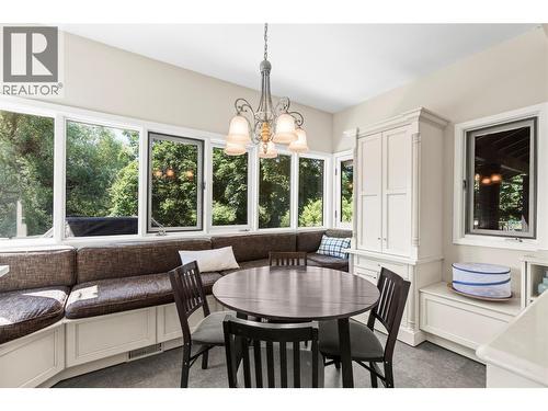 Primary Home Breakfast Nook - 1451 Mountview Road, Vernon, BC - Indoor Photo Showing Dining Room