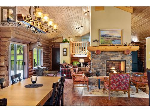 7799 Golf Course Road, Anglemont, BC - Indoor With Fireplace