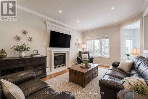 58 Shadow Falls Drive, Richmond Hill, ON - Indoor Photo Showing Living Room With Fireplace