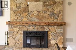 wood fireplace - 