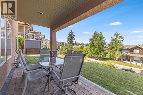 Lower level covered patio - 610 Arrowleaf Lane, Kelowna, BC - Outdoor With Deck Patio Veranda With Exterior