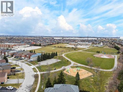 Aerial perspective of suburban area - 3753 Densbury Drive, Mississauga, ON - Outdoor With View