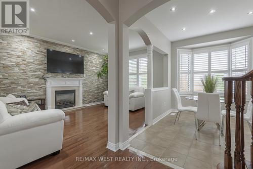 17 Hawkridge Trail, Brampton, ON - Indoor With Fireplace