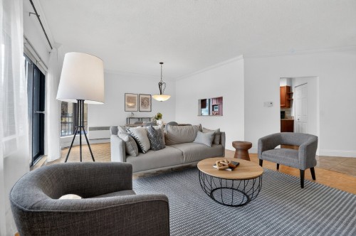 Living Room - 114-450 Rue St-Georges, Saint-Lambert, QC - Indoor Photo Showing Living Room