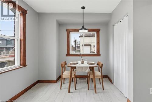 Virtually Staged - 570 Cannon Street E, Hamilton, ON - Indoor Photo Showing Dining Room