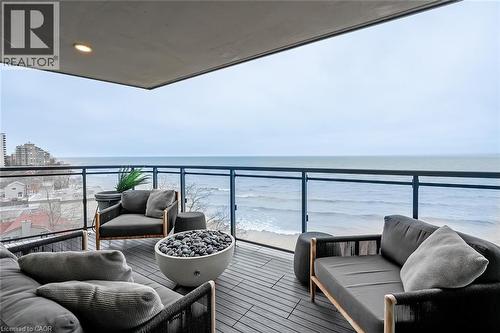 2060 Lakeshore Road Unit# 608, Burlington, ON - Outdoor With Body Of Water With Balcony With Exterior