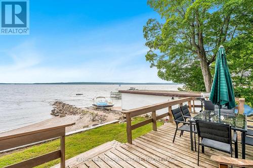 1697 Champlain Road, Tiny, ON - Outdoor With Body Of Water With Deck Patio Veranda With View