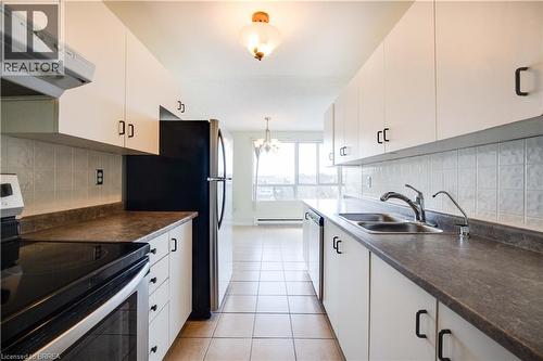 65 Highland Crescent Unit# 501, Kitchener, ON - Indoor Photo Showing Kitchen With Double Sink