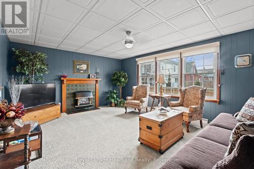 107 Victoria Street N, Goderich (Goderich (Town)), ON - Indoor Photo Showing Living Room With Fireplace