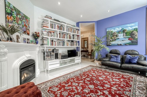 Salon - 447 Av. Prince-Albert, Westmount, QC - Indoor Photo Showing Living Room With Fireplace