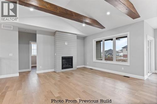 43 Bloomington, Chatham, ON - Indoor Photo Showing Living Room With Fireplace