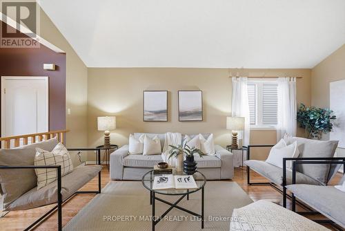 Living Room with Hardwood Floors - 680 Ormond Drive, Oshawa, ON - Indoor Photo Showing Living Room