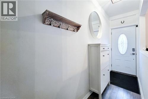 Foyer featuring dark wood finished floors - 97 Keith Street, Hamilton, ON - Indoor Photo Showing Other Room