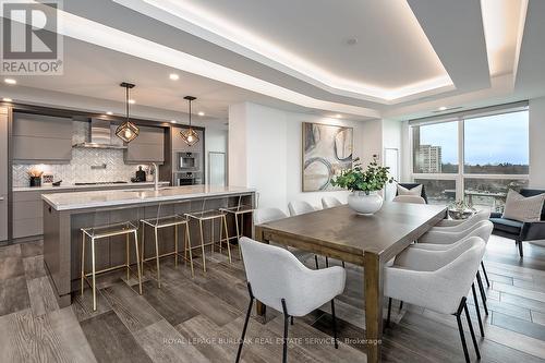608 - 2060 Lakeshore Road, Burlington, ON - Indoor Photo Showing Dining Room
