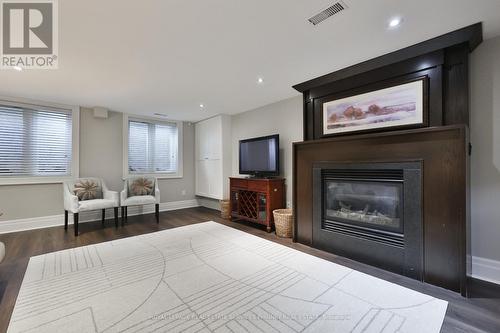 80 Oakes Drive, Mississauga, ON - Indoor Photo Showing Living Room With Fireplace