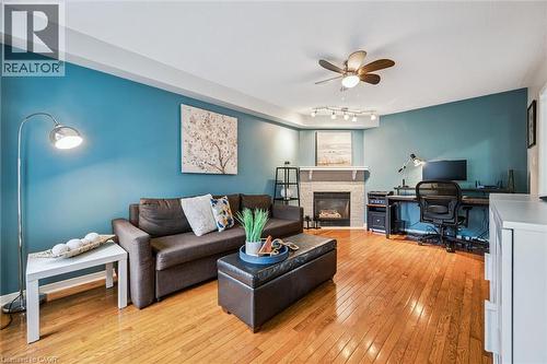 339 Daniel Crescent, Elora, ON - Indoor Photo Showing Living Room With Fireplace