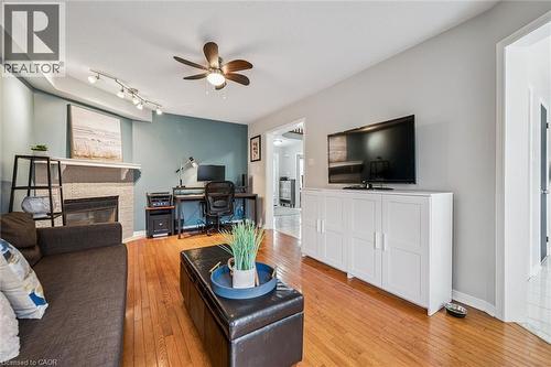 339 Daniel Crescent, Elora, ON - Indoor Photo Showing Living Room With Fireplace