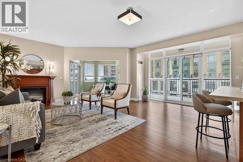 399 Elizabeth Street Unit# 412, Burlington, ON - Indoor Photo Showing Other Room With Fireplace