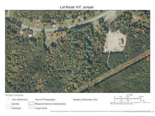 Lot 107 Rte, Juniper, NB 