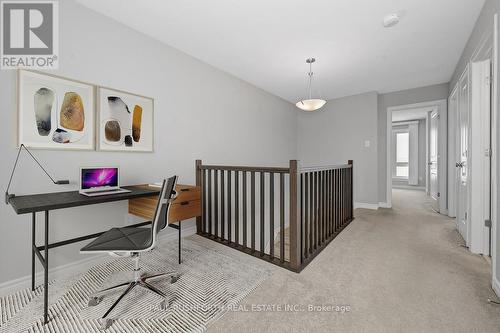 Virtually Staged-Upper Hall - 4958 Abbott Street E, Ottawa, ON - Indoor Photo Showing Office