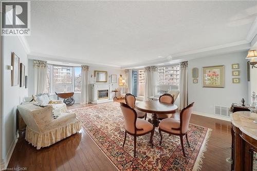 1272 Ontario Street Unit# 404, Burlington, ON - Indoor With Fireplace