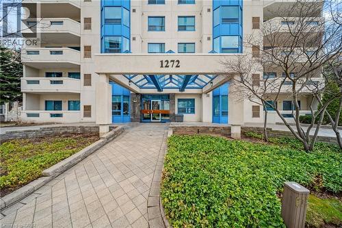 1272 Ontario Street Unit# 404, Burlington, ON - Outdoor With Balcony With Facade