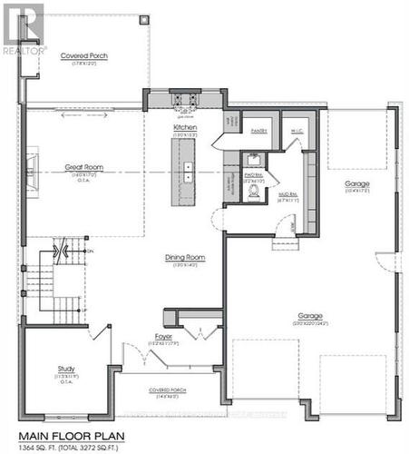 Floor Plan - Main - 856 White Pine Street, London North (North S), ON - Other