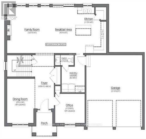 Floor Plan - Main - 863 White Pine Street, London North (North S), ON - Other