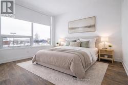 Virtually staged primary bedroom - 