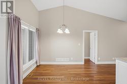 Dining room with door to primary - 