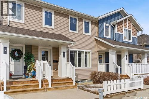 2 5752 Gordon Road, Regina, SK - Outdoor With Deck Patio Veranda With Facade