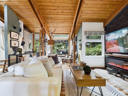 182 Devine Dr, Salt Spring, BC - Indoor Photo Showing Other Room With Fireplace