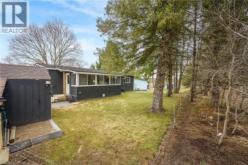 View of grassy yard - 157 Maple Crescent, Hamilton, ON - Outdoor