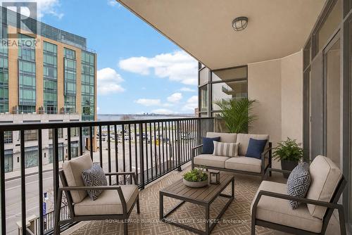 Virtually staged - 412 - 399 Elizabeth Street, Burlington, ON - Outdoor With Exterior
