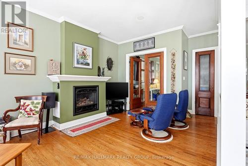 53 Scrivens Street, Ottawa, ON - Indoor With Fireplace