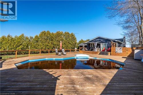 53 Third Road E, Hamilton, ON - Outdoor With In Ground Pool With Deck Patio Veranda