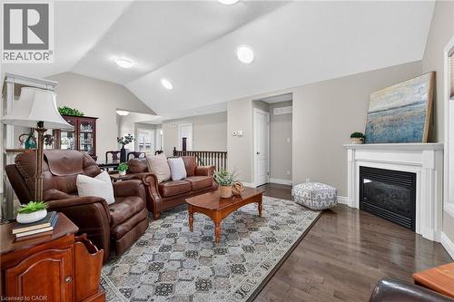 117 Willowdale Crescent, Port Dover, ON - Indoor Photo Showing Living Room With Fireplace